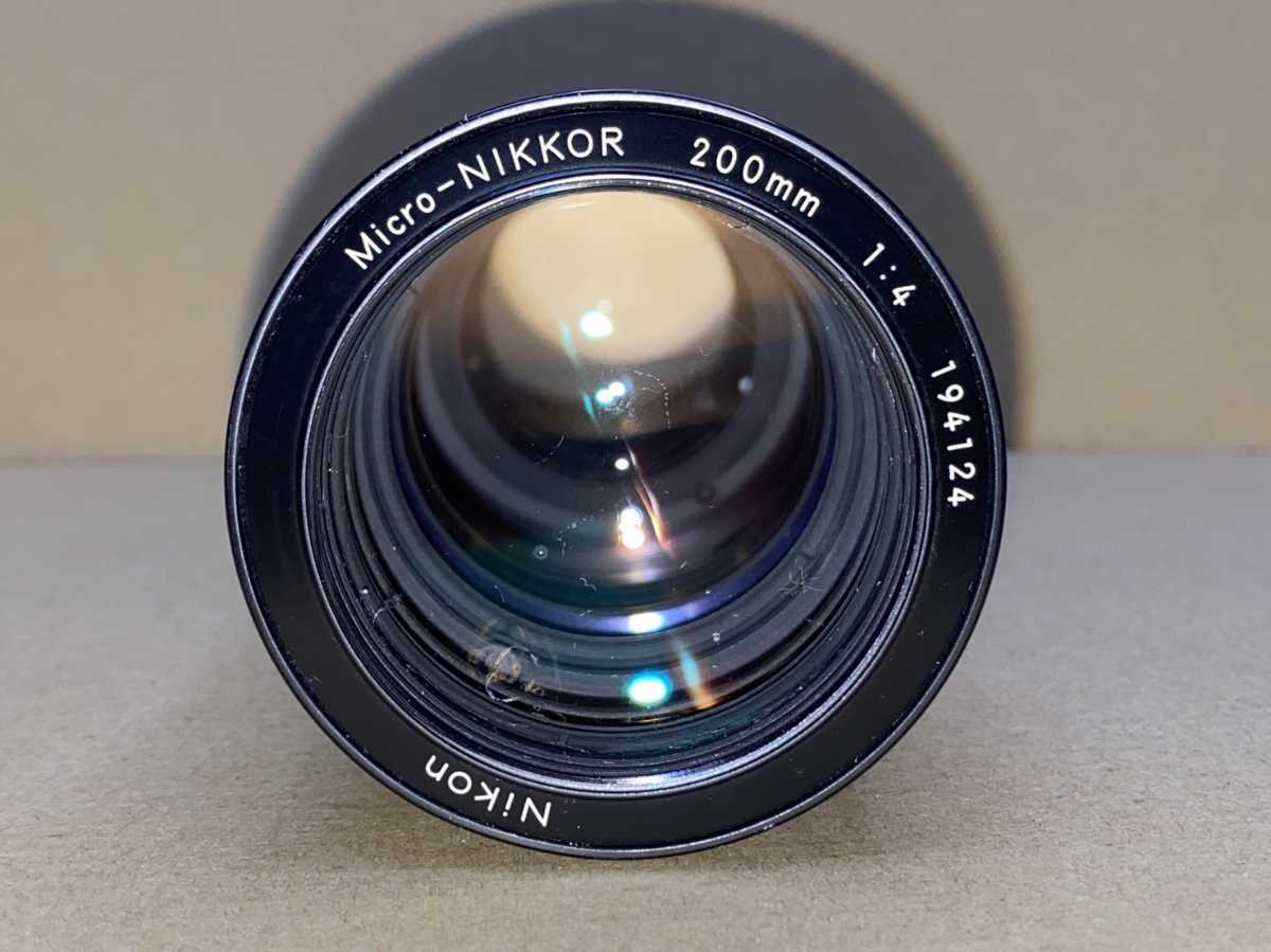 Nikon AI Micro-NIKKOR 200mm F4 ニコン マクロ 望遠レンズ 単焦点_画像3