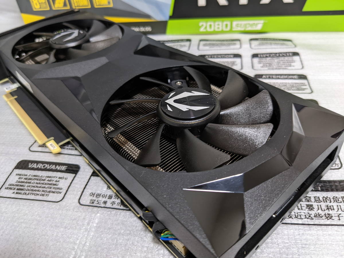 中古グラフィックボード】ZOTAC GAMING GeForce RTX 2080 SUPER 中古グラフィックボード】ZOTAC GAMING GeForce RTX 2080 SUPER