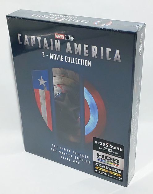 正規品 UHD 新品・未開封キャプテン・アメリカ:4K 3ムービー・コレクション [Blu-ray] HD+ブルーレイ] ULTRA [4K  外国映画