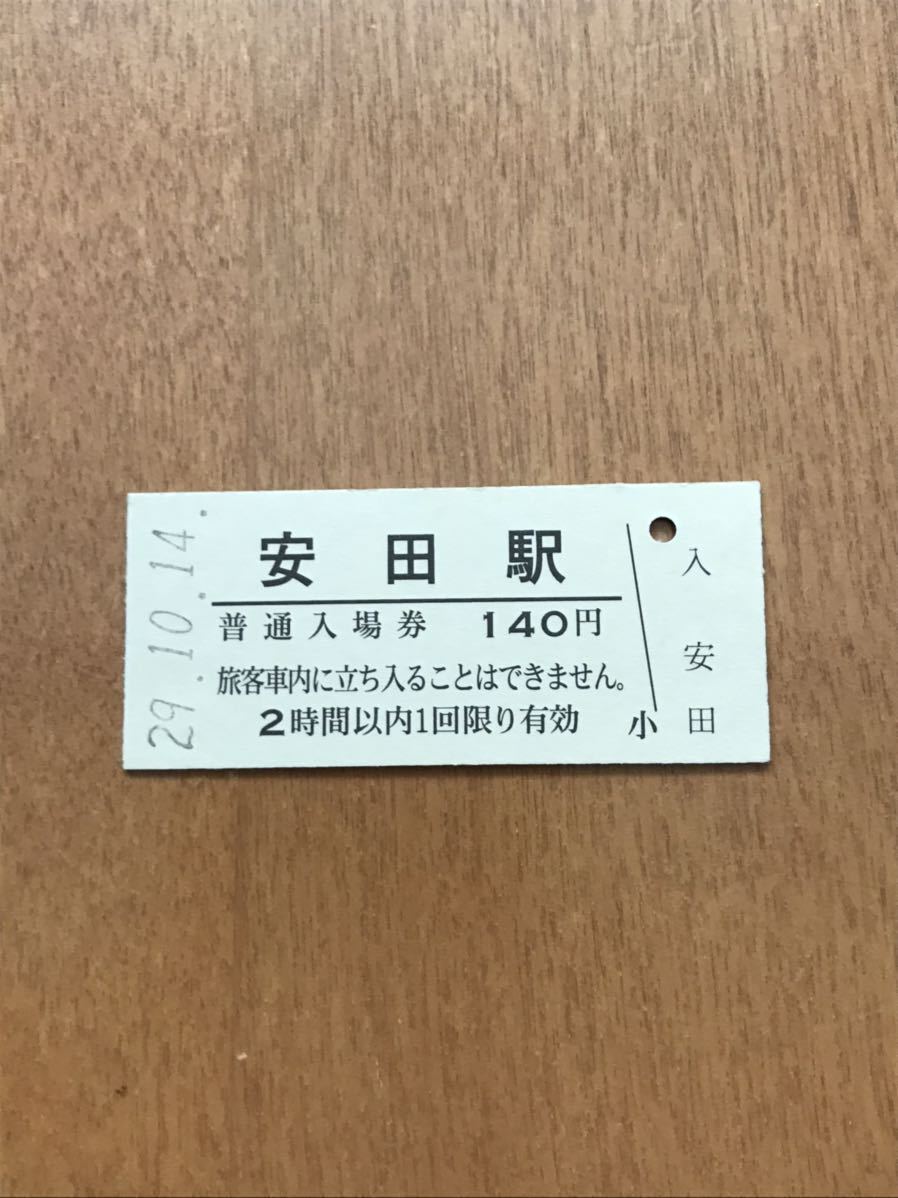 JR東日本 信越本線 安田駅（平成29年）_画像1