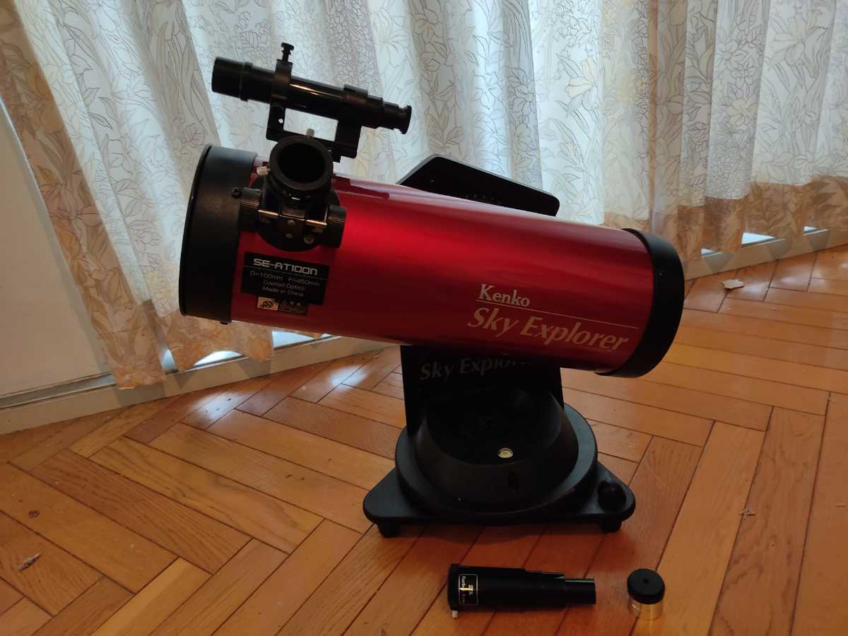 市場 Kenko Sky SE-AT100N 反射式 プラネタリウムソフトセット 天体望遠鏡 Explorer