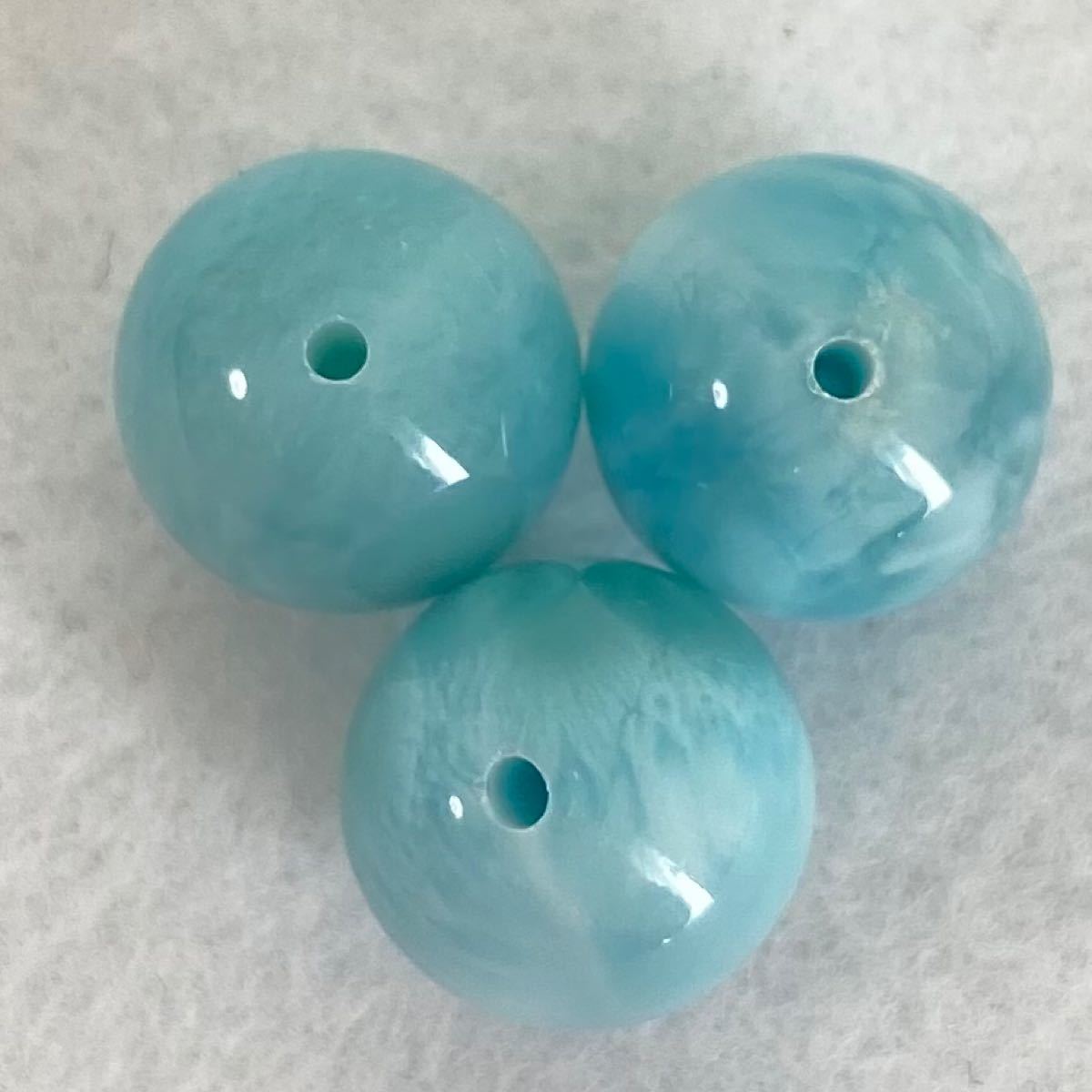 ドミニカ産 ラリマービーズ 10mm 15個セット 新品アウトレット ドミニカ産 ラリマービーズ 10mm 15個セット 各種パーツ