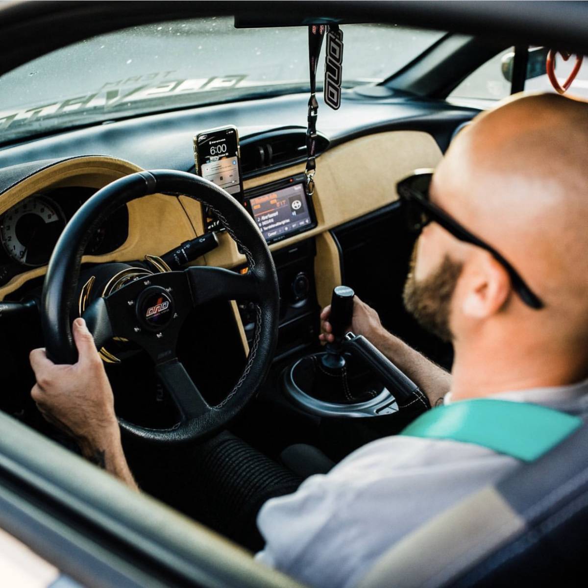 DND Performance Interior Touring レザー パープルステッチ 本革 紫