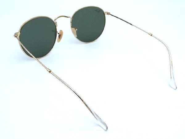 1円 □極美品□ Ray-Ban レイバン RB3447-N ROUNDMETAL 001 50□21 145