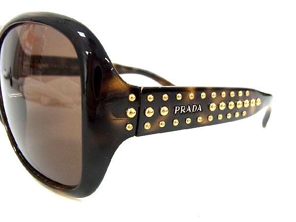 1円 □美品□ PRADA プラダ SPR04M 60□15 2AU-8C1 130 3N スタッズ