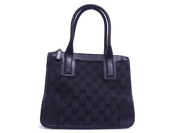 1円 GUCCI グッチ 000 0856 3444 GGキャンバス×レザー ハンドバッグ