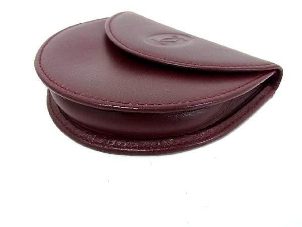 1円 □美品□ Cartier カルティエ マストライン レザー コインケース