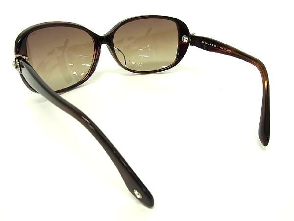 1円 ■美品■ BVLGARI ブルガリ 5183/13 59□15 135 メガネ サングラス めがね 眼鏡 アイウェア レディース メンズ ブラウン系 a7108yN_画像3