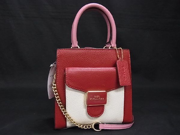 在庫有】 チェーンストラップ COACH COACH ペッパー ミニ パープル