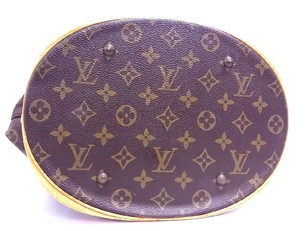 1円 LOUIS VUITTON ルイヴィトン M42236 モノグラム バケットGM バケツ型 トートバッグ ショルダー ブラウン系 EA0123Vオ_画像3