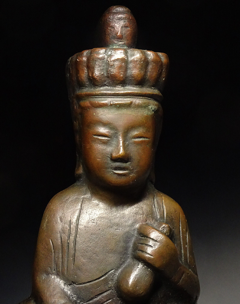 緑屋i□ 仏教美術 古銅 十一面観音坐像 懸仏 掛仏 仏像 鎌倉室町 緑屋i□ 仏教美術 古銅 十一面観音坐像 懸仏 掛仏 仏像 鎌倉室町