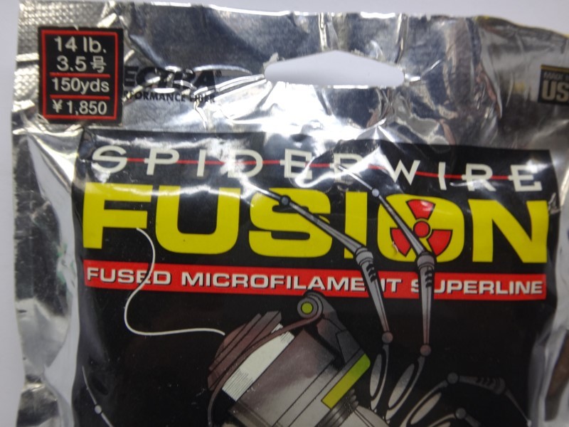 SPIDER WIRE Fusion 14lb 150yds　谷山商事 ミッチェル スパイダーワイヤー　フュージョン 3.5号　バークレー　PEライン　蜘蛛の糸_画像2