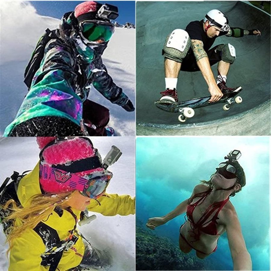 Gopro Hero アクションカメラ ヘッドストラップ マウント互換アクセサリー調節可能 頭部固定ベルト アクセサリー 売買されたオークション情報 Yahooの商品情報をアーカイブ公開 オークファン Aucfan Com