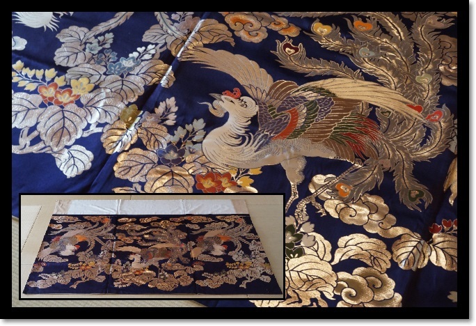 古布⑧ 刺繍 寺院 仏教美術 寺社仏閣 仏教 神社 法衣 袈裟 僧侶 古布⑧ 刺繍 寺院 仏教美術 寺社仏閣 仏教 神社 法衣 袈裟 僧侶