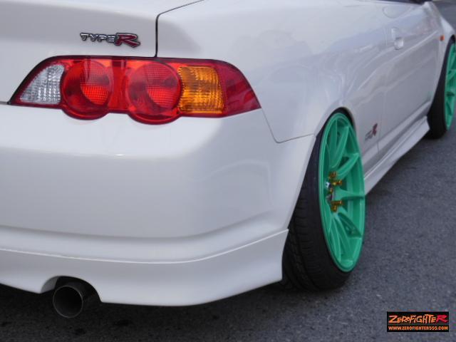 送料C☆DC5インテグラタイプRゼロファイター リアピースステンレス
