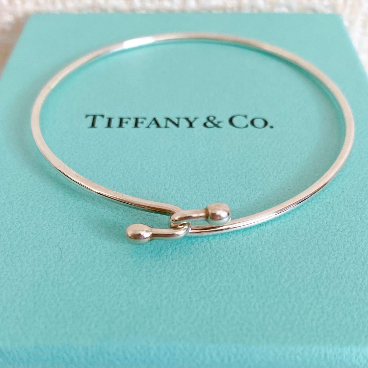 Tiffany&Co. ティファニー シルバー フック バングル ブレスレット