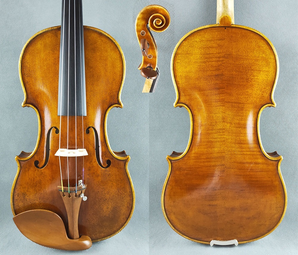 アマティ モデル　古材で作ったバイオリン　ダークブラウン_画像1