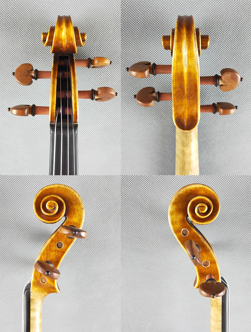 アマティ モデル　古材で作ったバイオリン　ダークブラウン_画像5