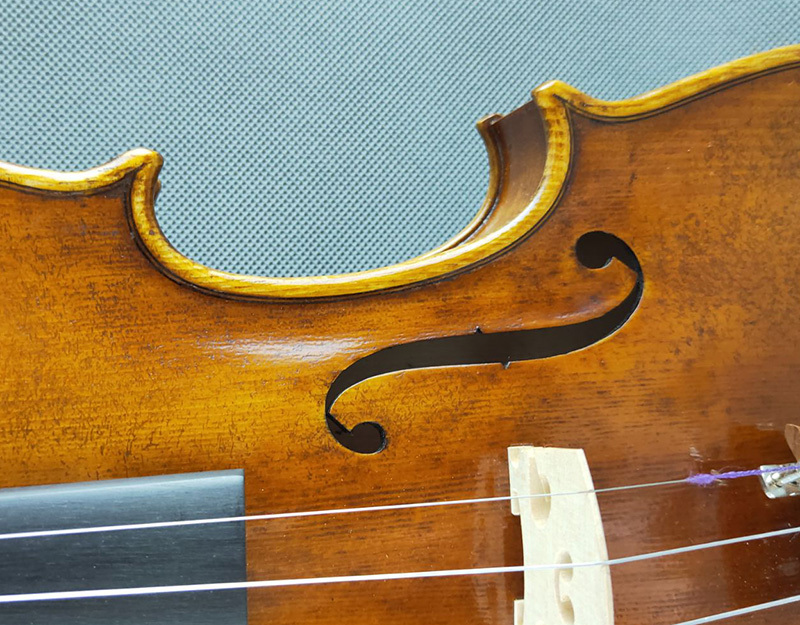 アマティ モデル　古材で作ったバイオリン　ダークブラウン_画像3