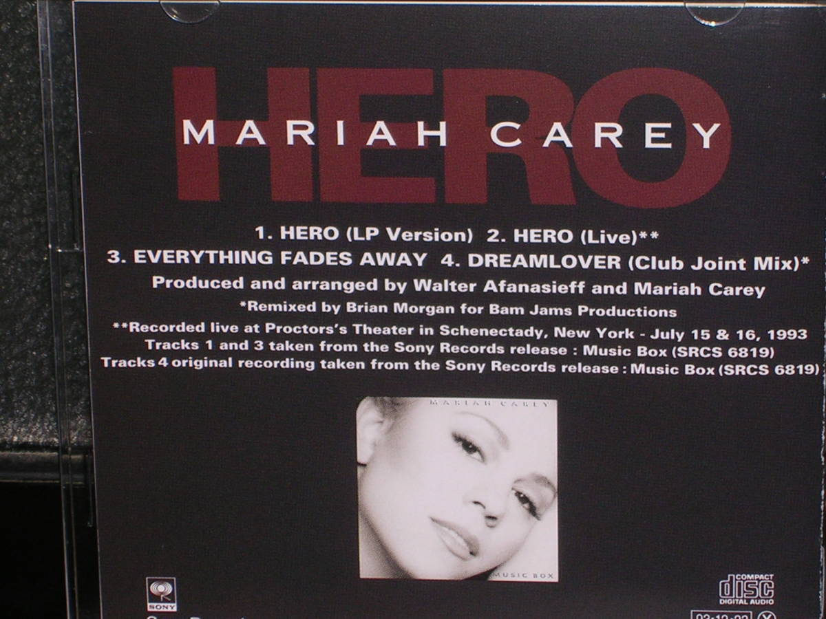 初回限定ピクチャーディスク仕様国内盤CD MARIAH CAREY (マライア・キャリー)／HERO_画像4