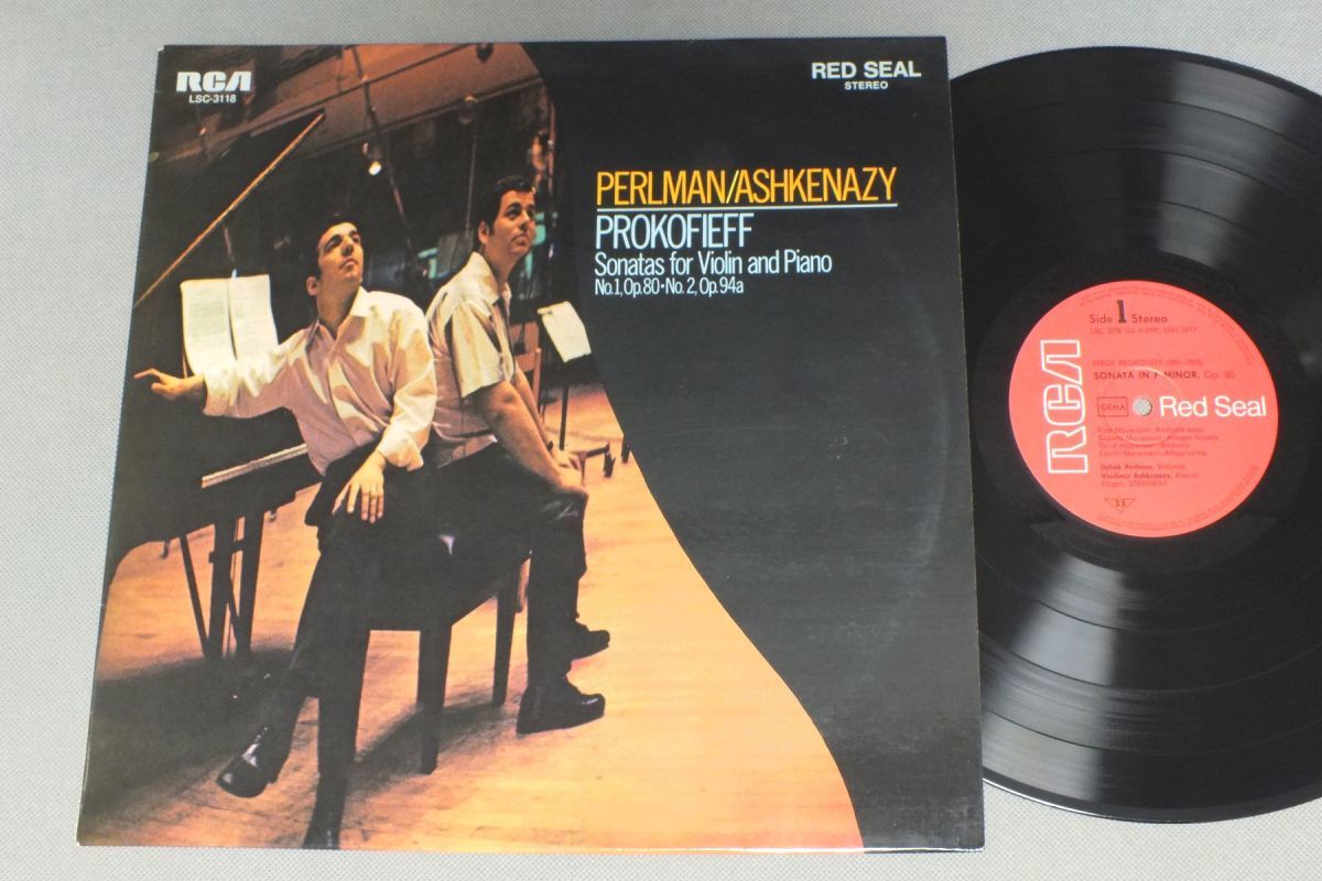 ●独LP PERLMAN-ASHKENAZY/PROKOFIEFF SONATAS FOR VIOLIN●_画像1