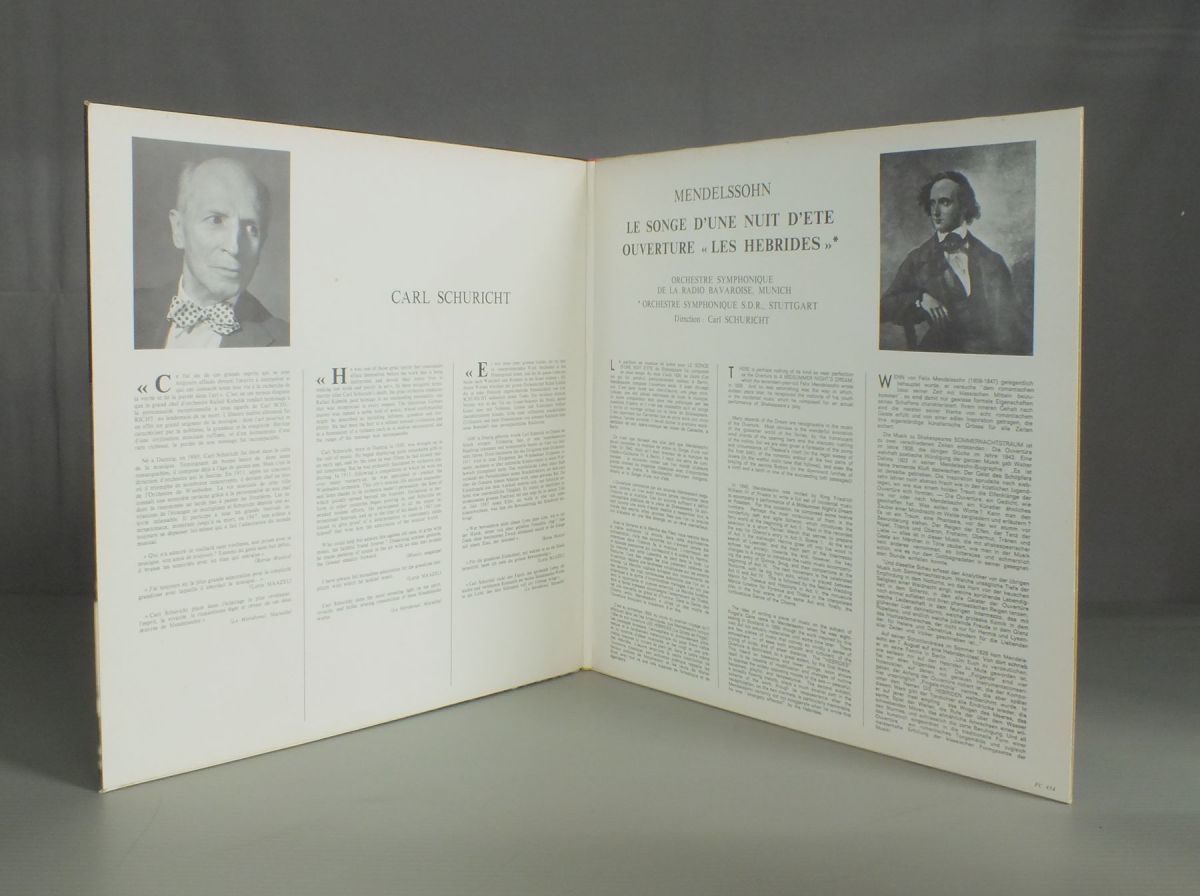 ●仏LP SCHURICHT/MENDELSSOHN-LE SONGE D`UNE NUIT●_画像6