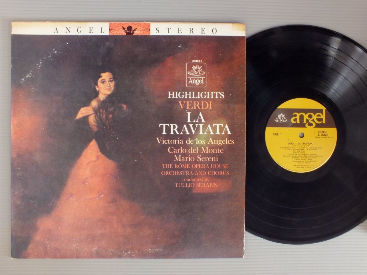 ●米LP VICTORIA DE LOS ANGELES/VERDI-LA TRAVIATA HIGHLIGHTS●_画像1