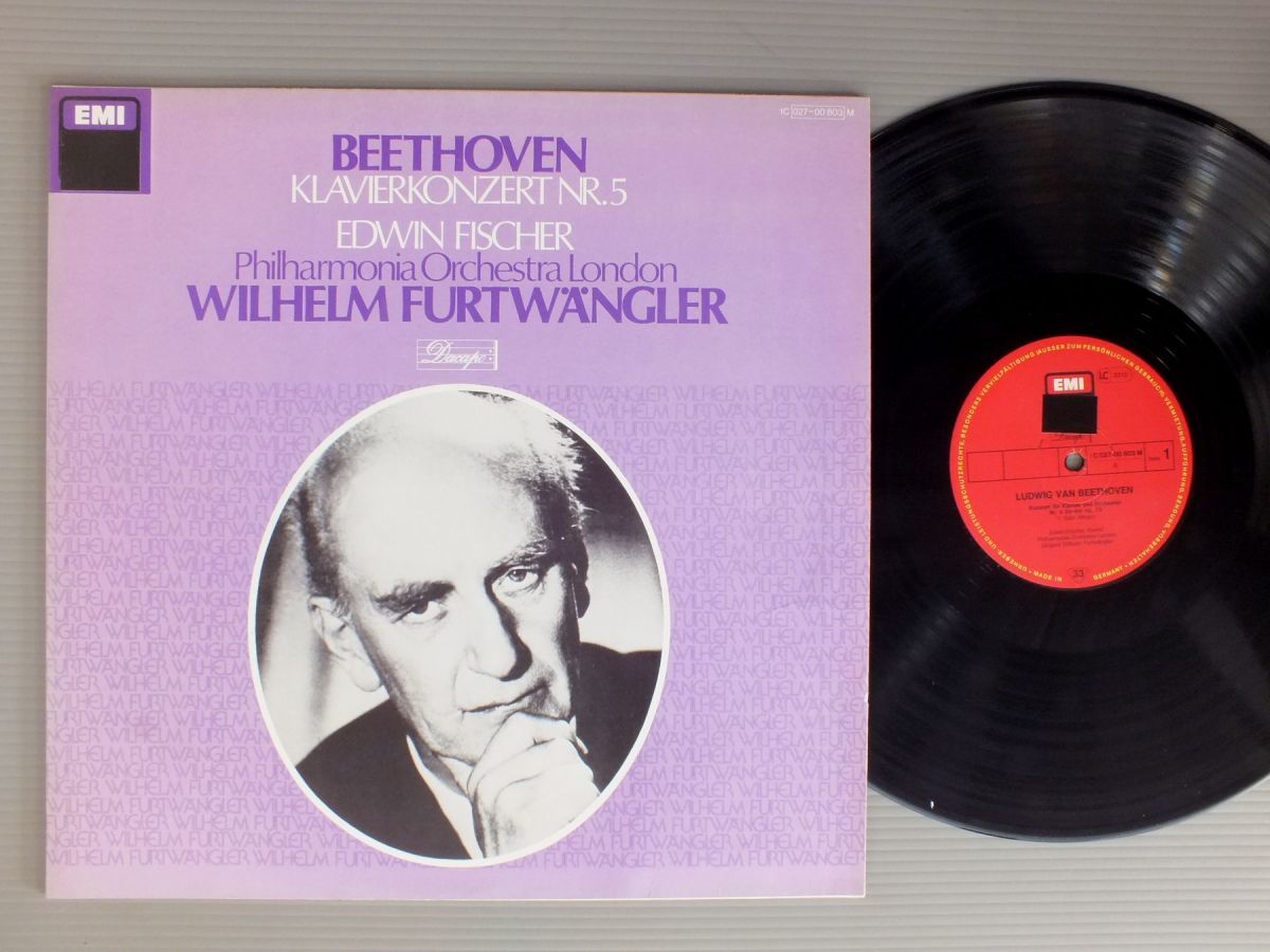 ●独LP FISCHER-FURTWANGLER/BEETHOVEN-KLAVIERKONZERT●_画像1