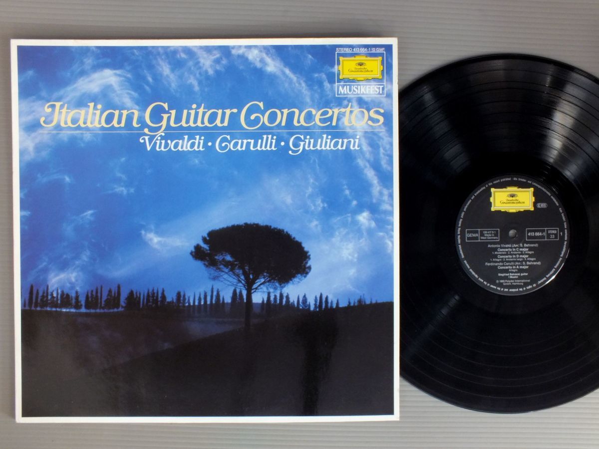 ●独LP SIEGFRIED BEHREND-I MUSICI/ITALIAN GUITAR CONC.●