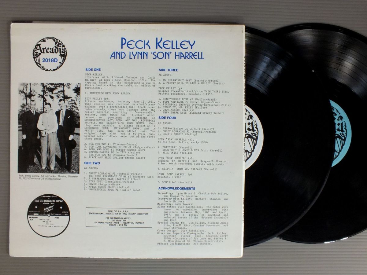 ●カナダ盤LP PECK KELLEY-LYNN SON HARRELL/OUT OF OBSCURITY●_画像2