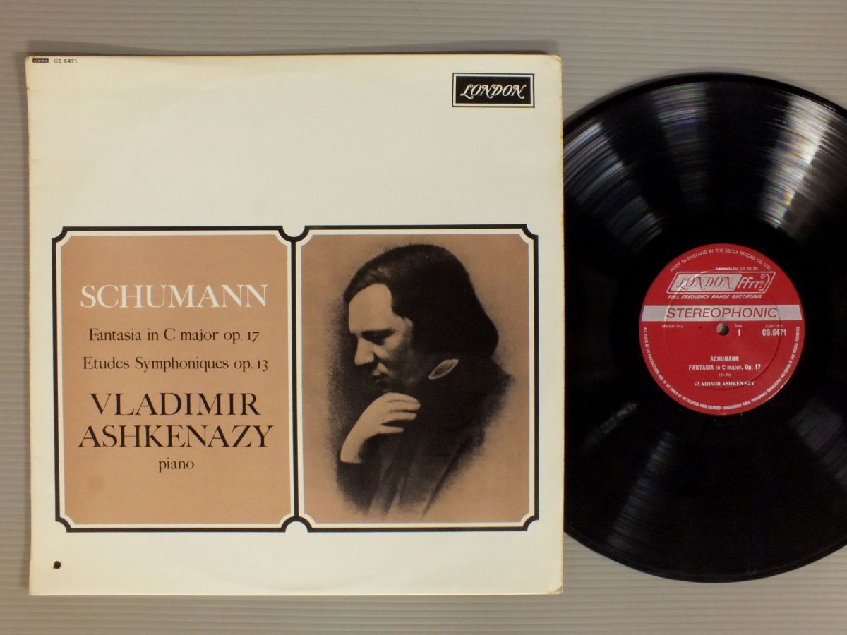 ●英LP ASHKENAZY/SCHUMANN-FANTASIA●