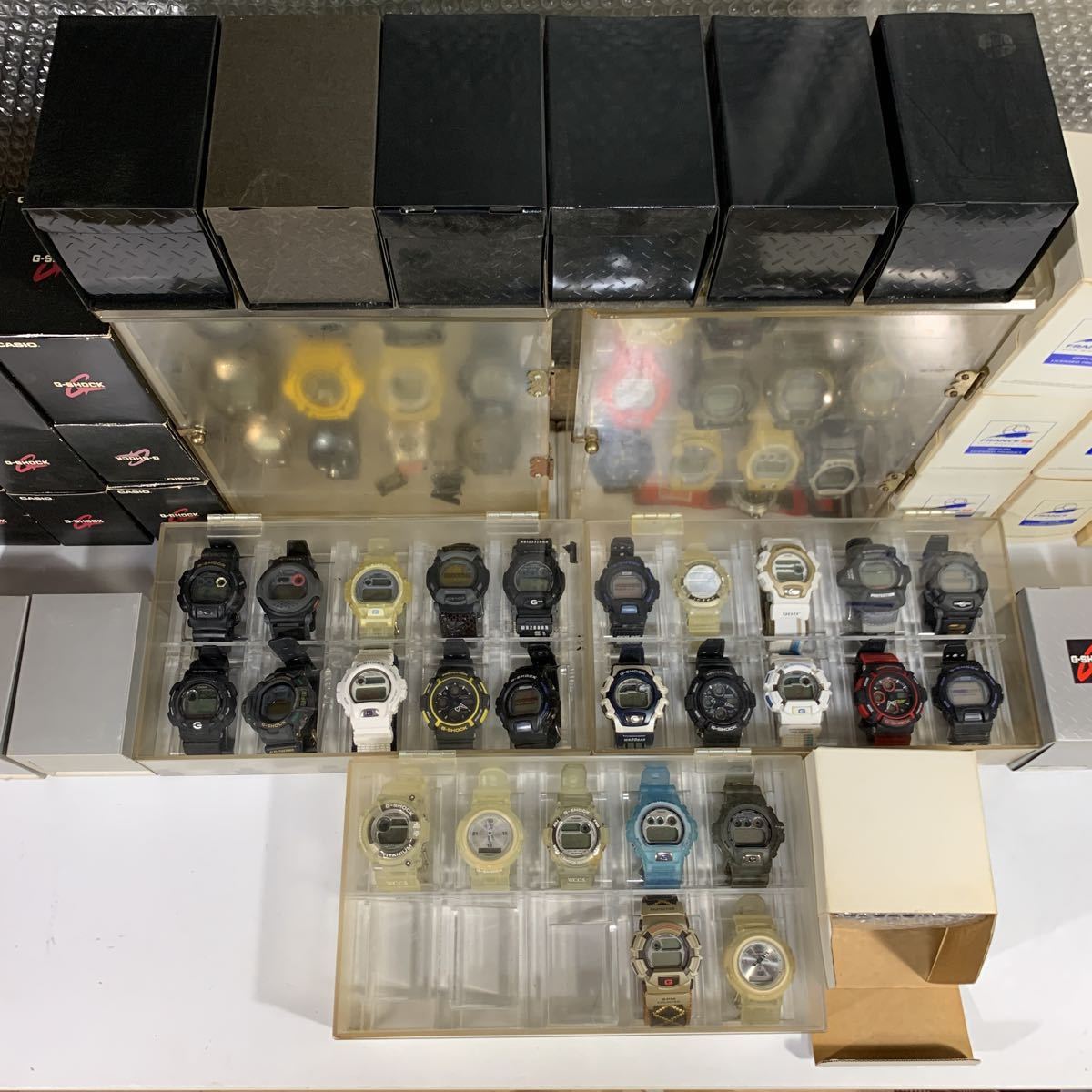CASIO カシオ G-SHOCK クォーツ49品 パッケージ31品 収納ケース5 CASIO カシオ G-SHOCK クォーツ49品 パッケージ31品 収納ケース5