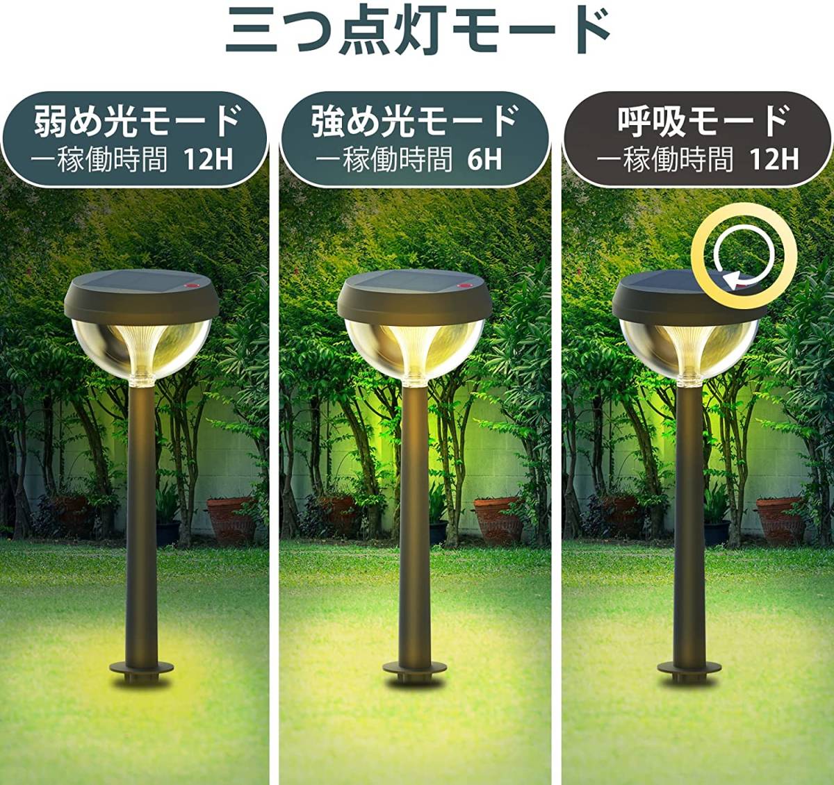 PayPayフリマ|ソーラーライト ボウル型LEDガーデンライト 4個セット ...