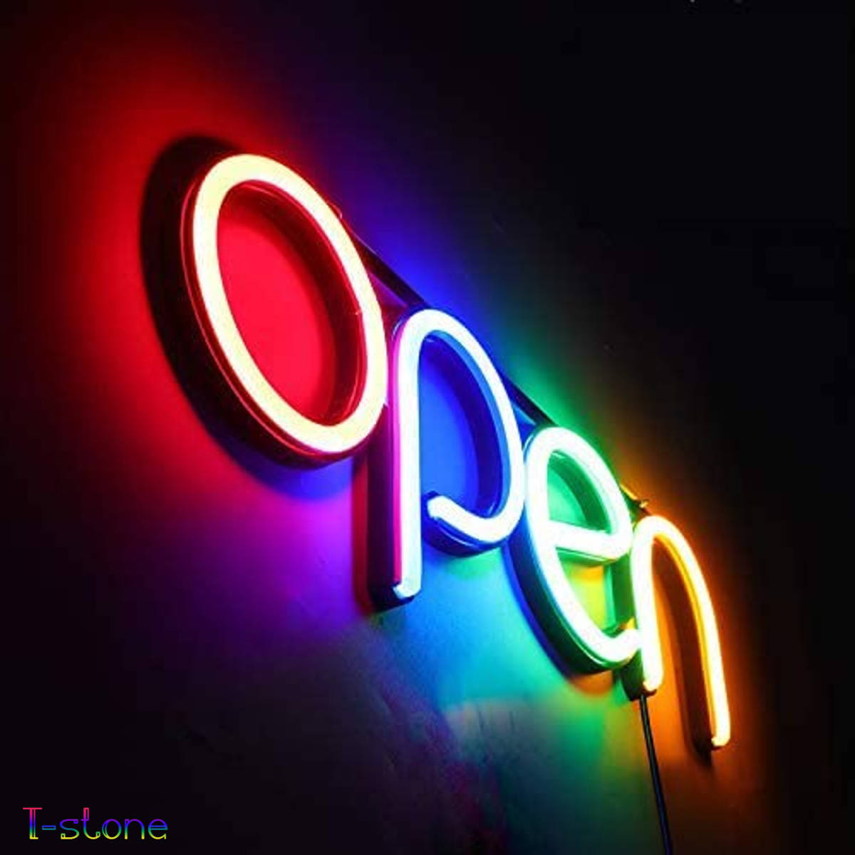 定期入れの アメリカン ネオンサイン OPEN オープン 光る看板 店舗 LED