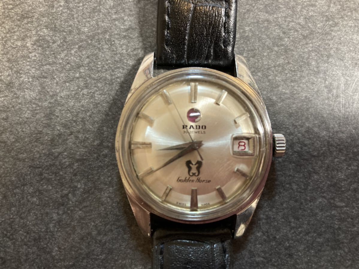 ラドー RADO GOLDEN HORSE 30JEWELS 自動巻き 可動品 | monsterdog.com.br