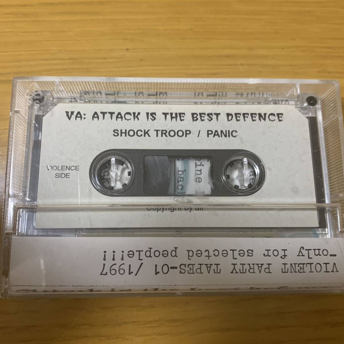 【TAPE】attack is the best defence punk hardcore noisecore crust gism gauze zouo execute lipcream disclose discharge framtid_画像3