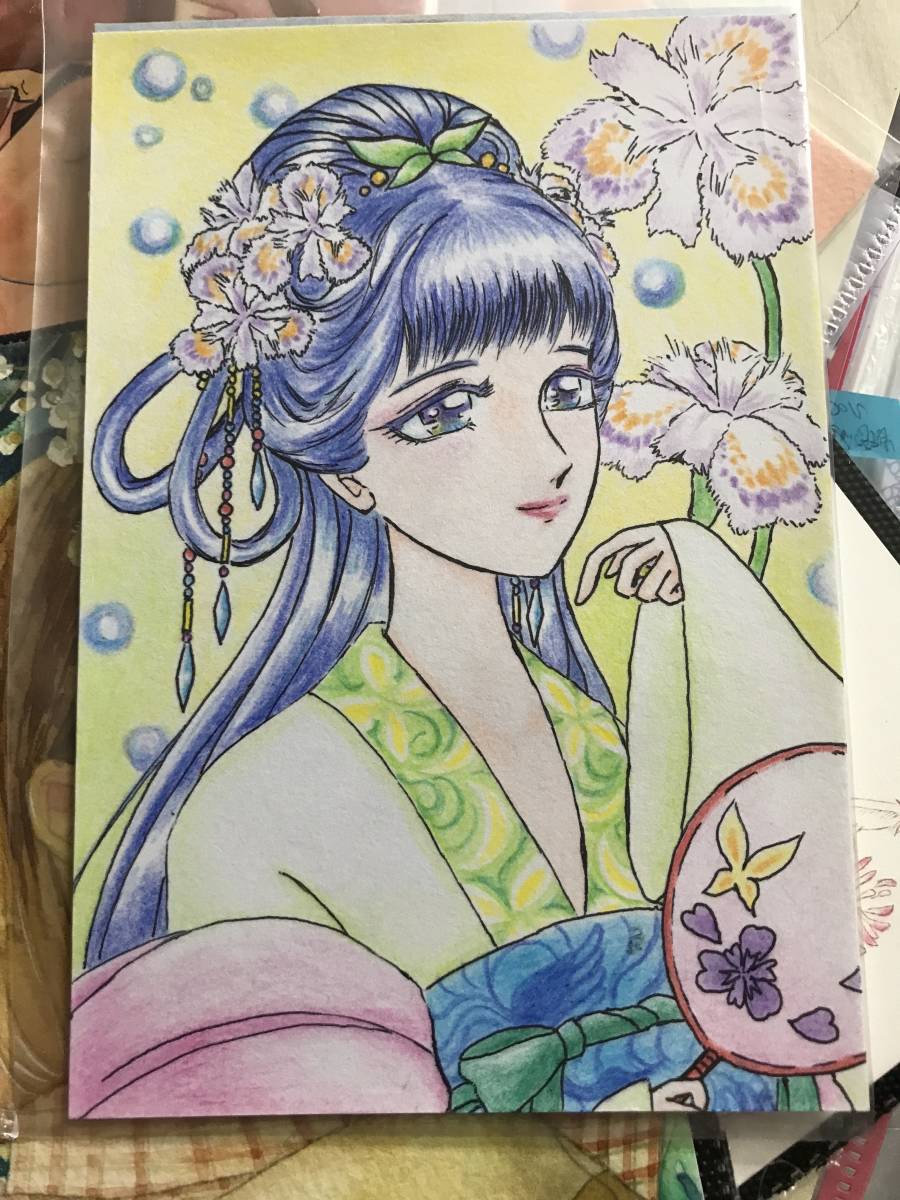 中華美女・手書きイラスト