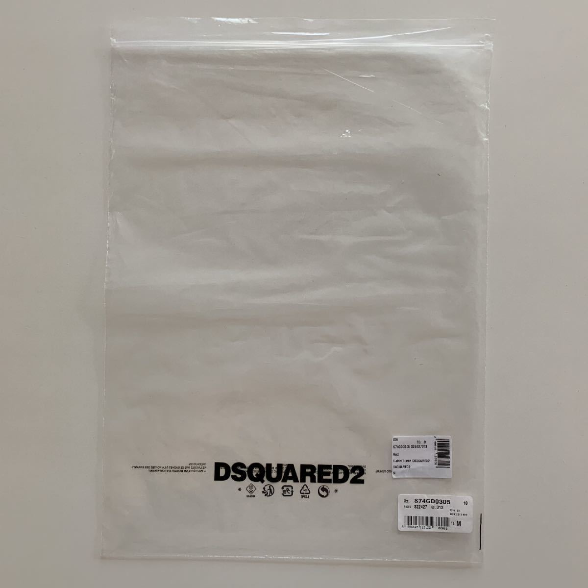 DSQUARED2 ディースクエアード ICON刺繍ロゴTシャツ Mサイズ ceratinxd.com