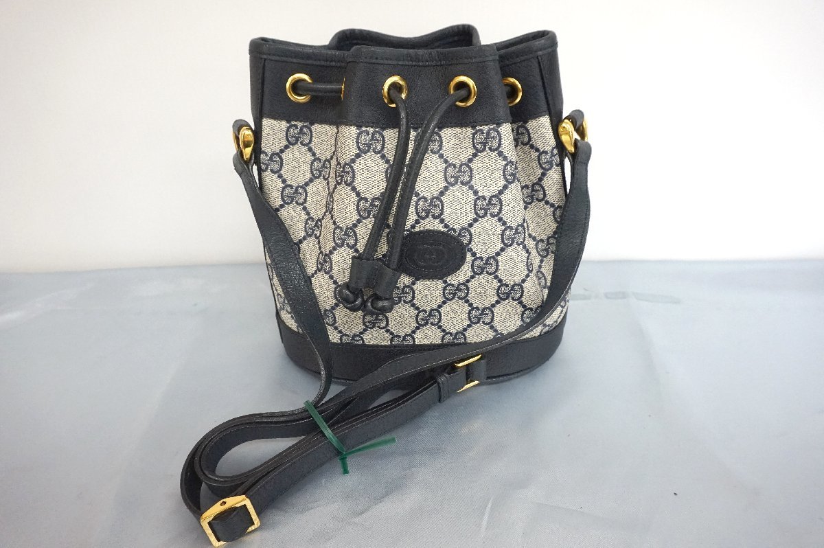 ☆ オールドグッチ シェリーライン 巾着 バッグ GUCCI 中古品 product