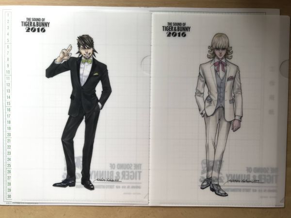 タイガーアンドバニー　THE SOUND OF TIGER & BUNNY 2016 桂正和描き下ろし クリアファイルセット　他　合計６枚　クリアファイル (7883)_画像2