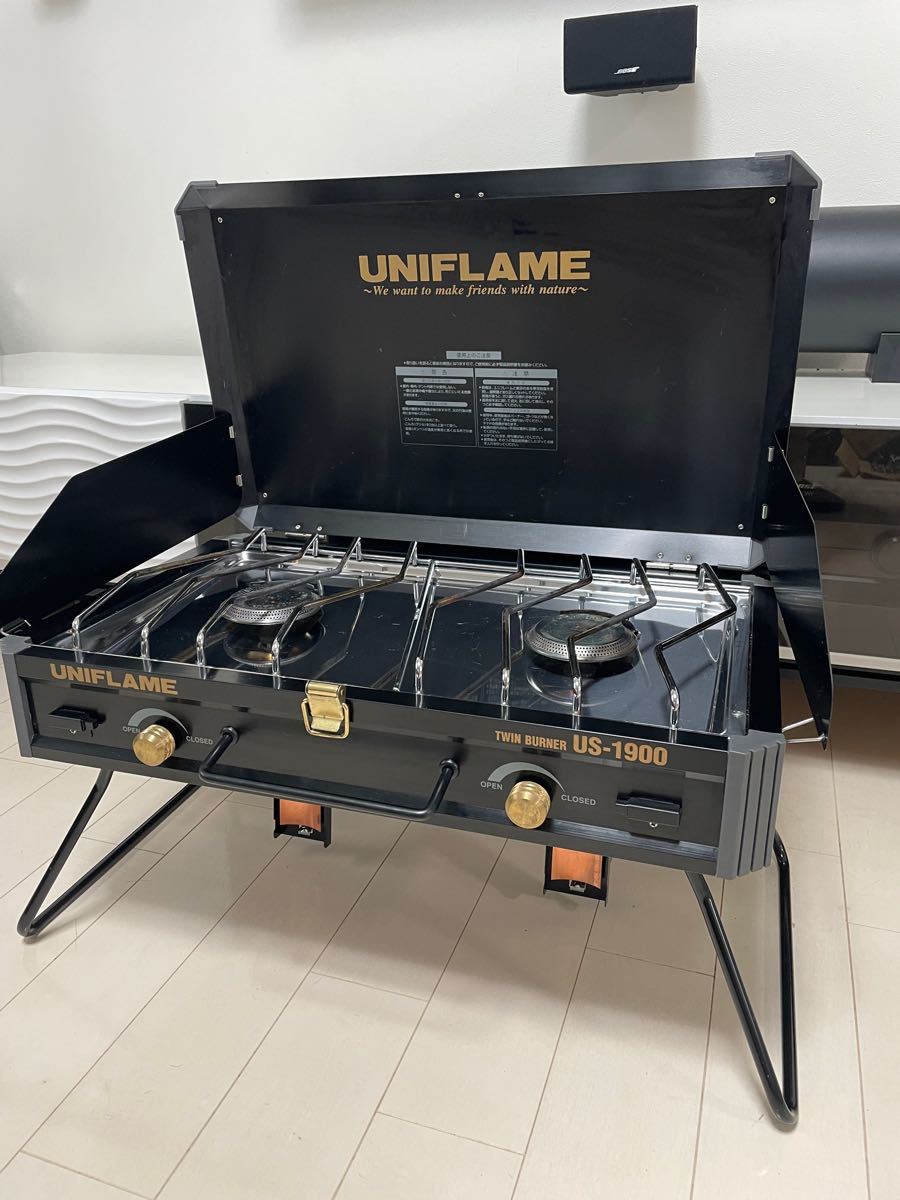 ユニフレーム UNIFLAME ツインバーナー US-1900 ブラック 限定