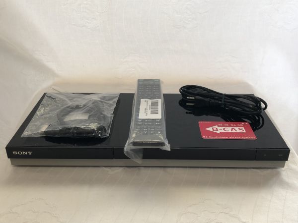 動作確認OK】SONY BDZ-ZW500 ブルーレイレコーダー 新品リモコン HDMI