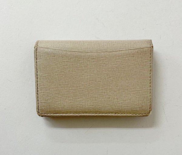 *[FURLA/ Furla ] card-case card inserting beige group Lady's box none secondhand goods /kb2038