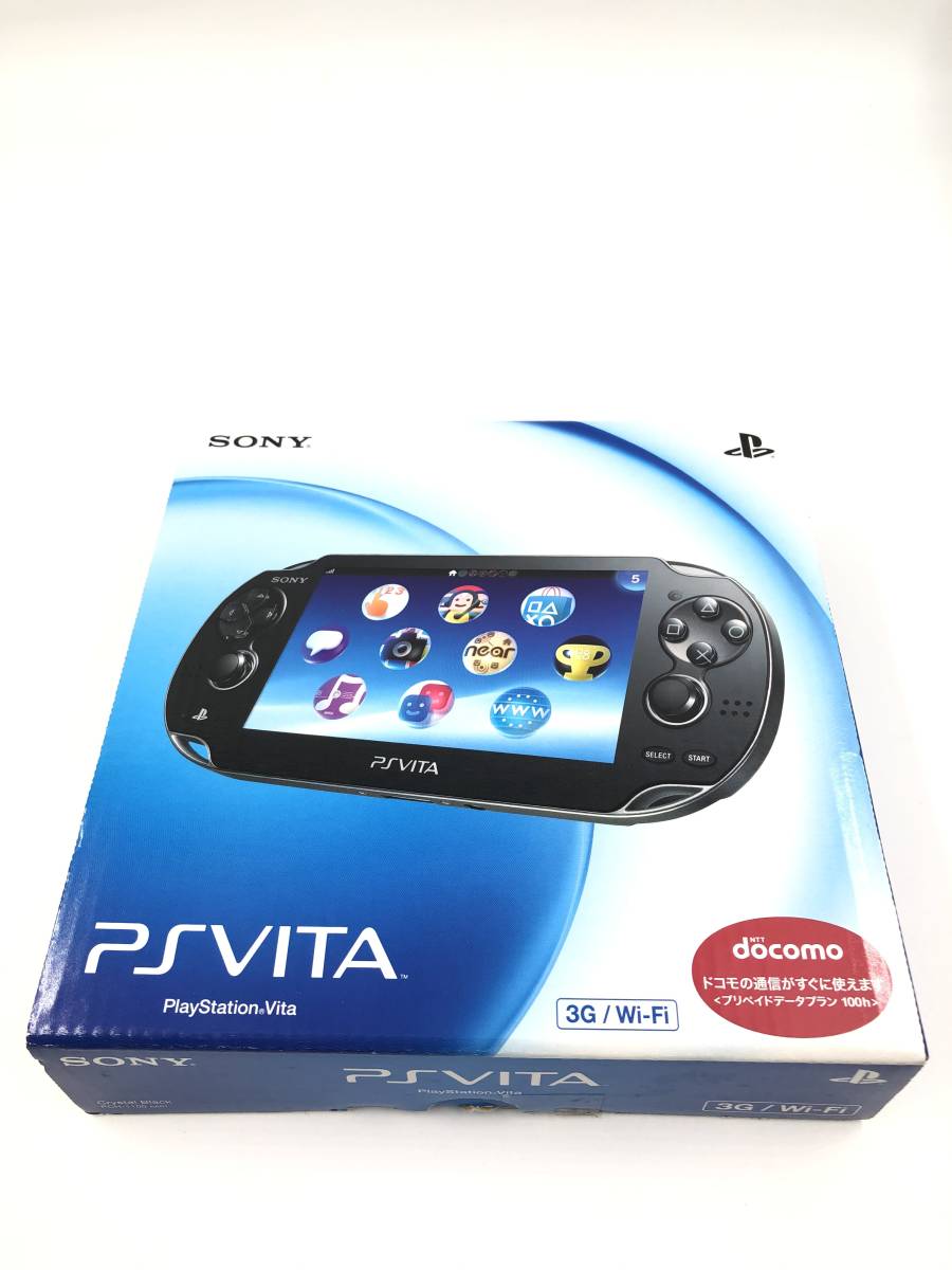 新品未使用】 PlayStation Vita 3G/Wi‐Fiモデルクリスタル・ブラック