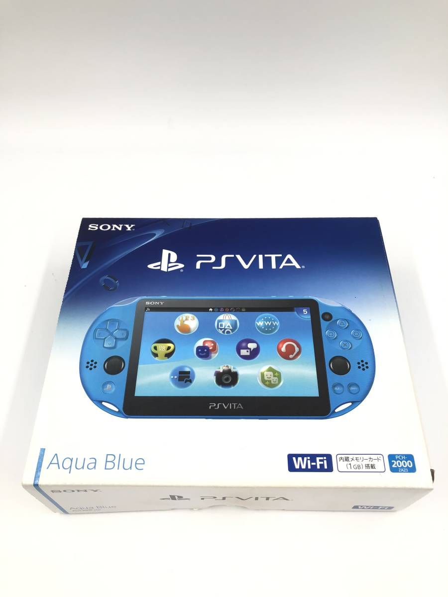 男女兼用 PlayStation Vita Wi-Fiモデル アクア・ブルー(PCH-2000ZA23