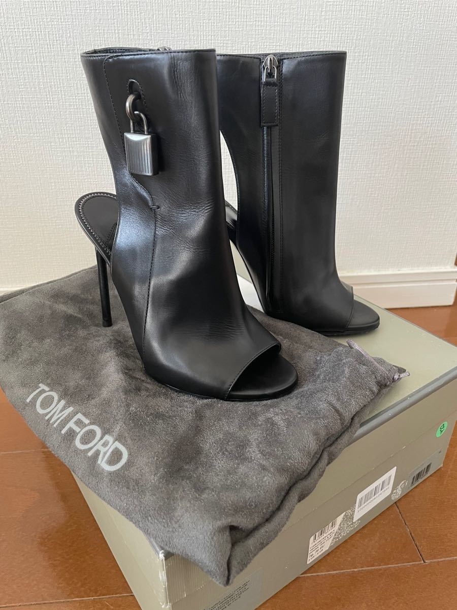 TOMFORD トムフォード パドロックディテールブーティサンダル-