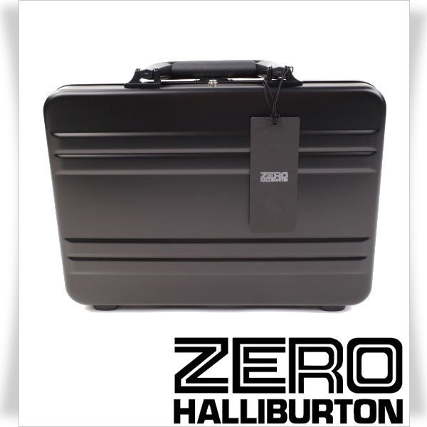 新品1円～★定価7.7万 ZERO HALLIBURTON ゼロハリバートン アタッシュケース ビジネスバッグ Sシリーズ マット黒 ◆6490◆_画像1