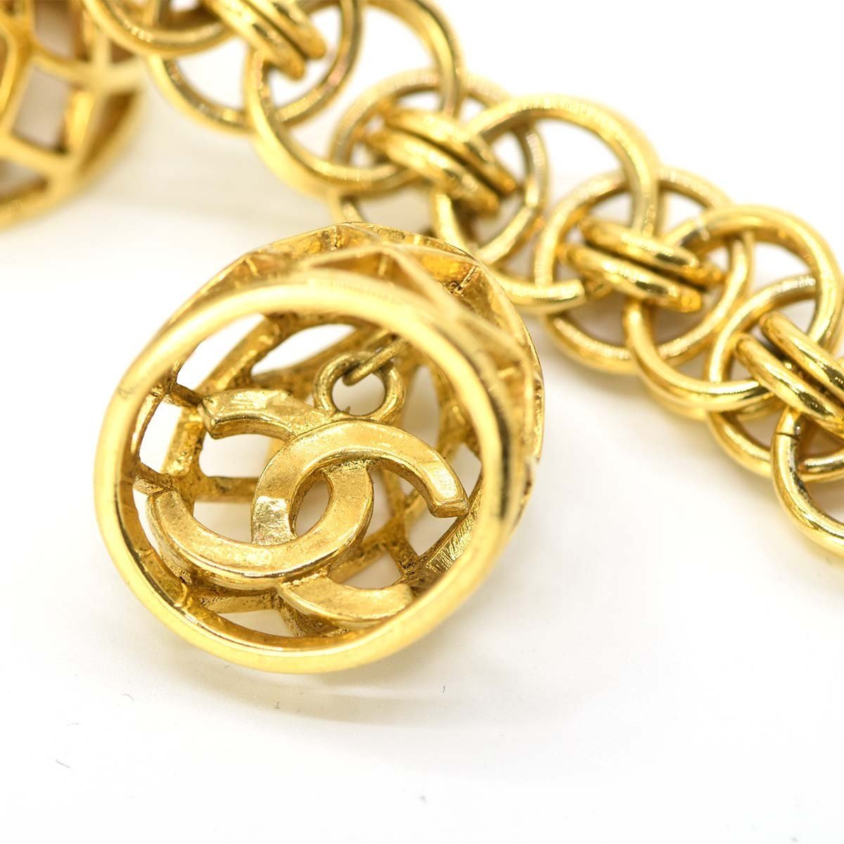 質屋 ネックレス CHANEL シャネル 鳥籠 鳥かご トリカゴ ゴールド金具