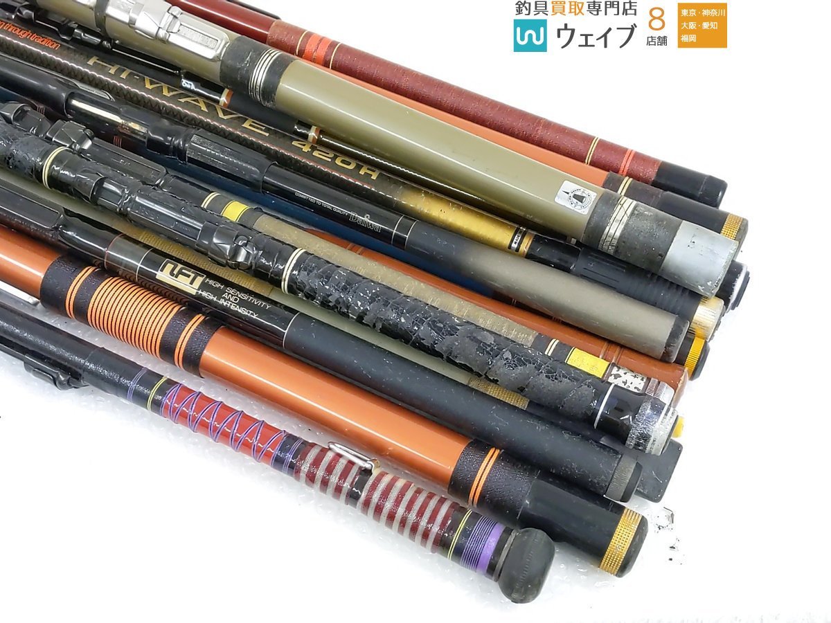 NFT パワーループ スーパー磯 1号630、ダイワ CW ダイレクトパワー 磯 1.5-53 他 投げ竿 磯竿 など 大量セット ジャンク品_160Y272591 (8).JPG