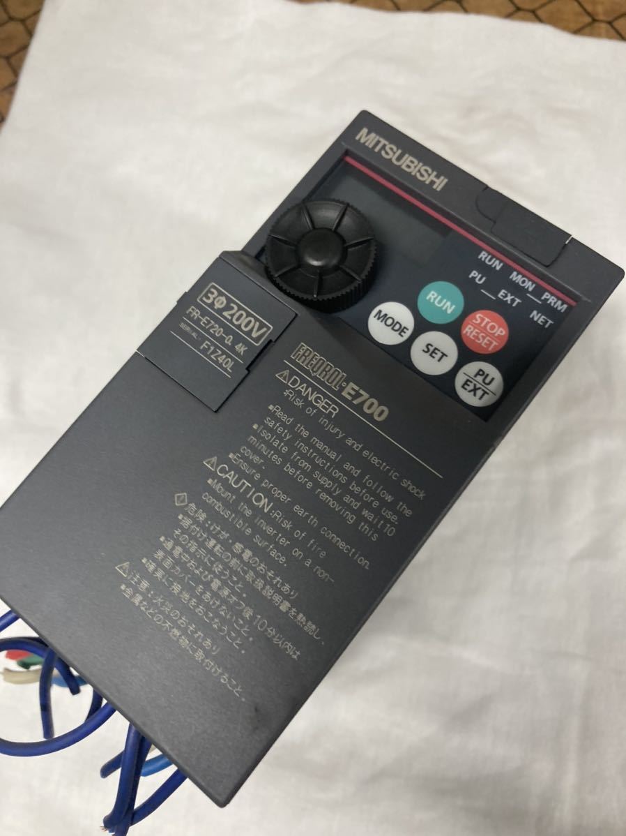 三菱電機 インバータ FR-E720-0.4K 通電確認済 www.shearescape.ca